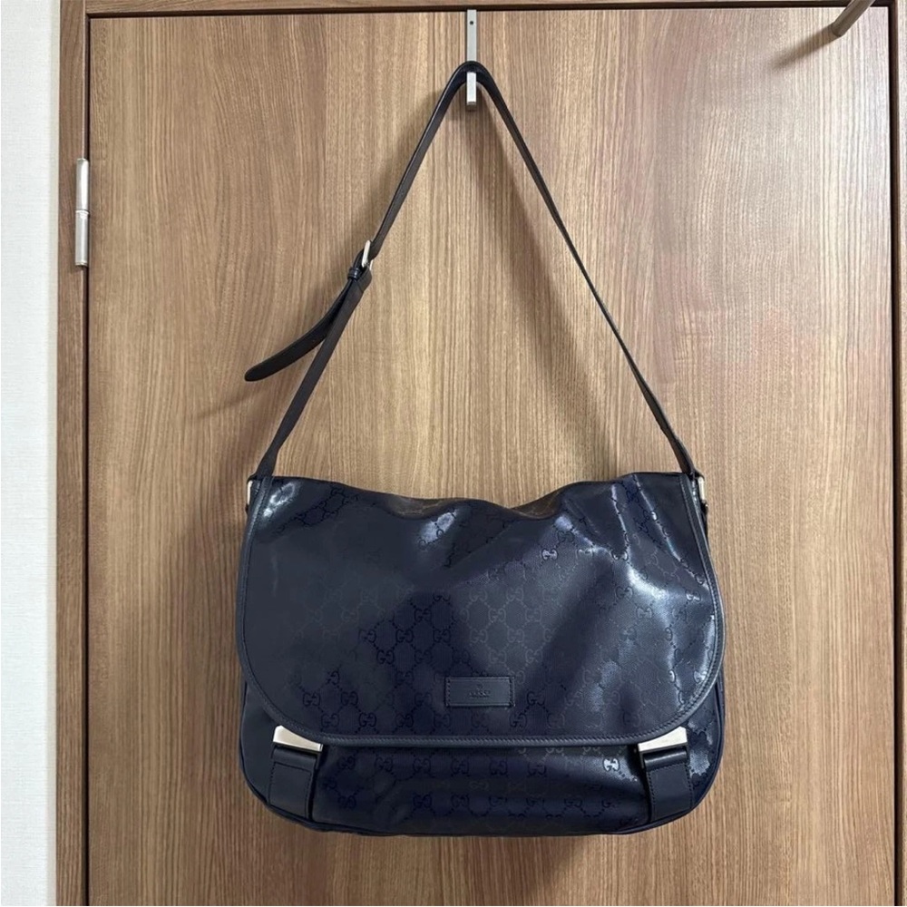 Gucci Dark Blue Men's Messenger Bag - Picture 2 of 13